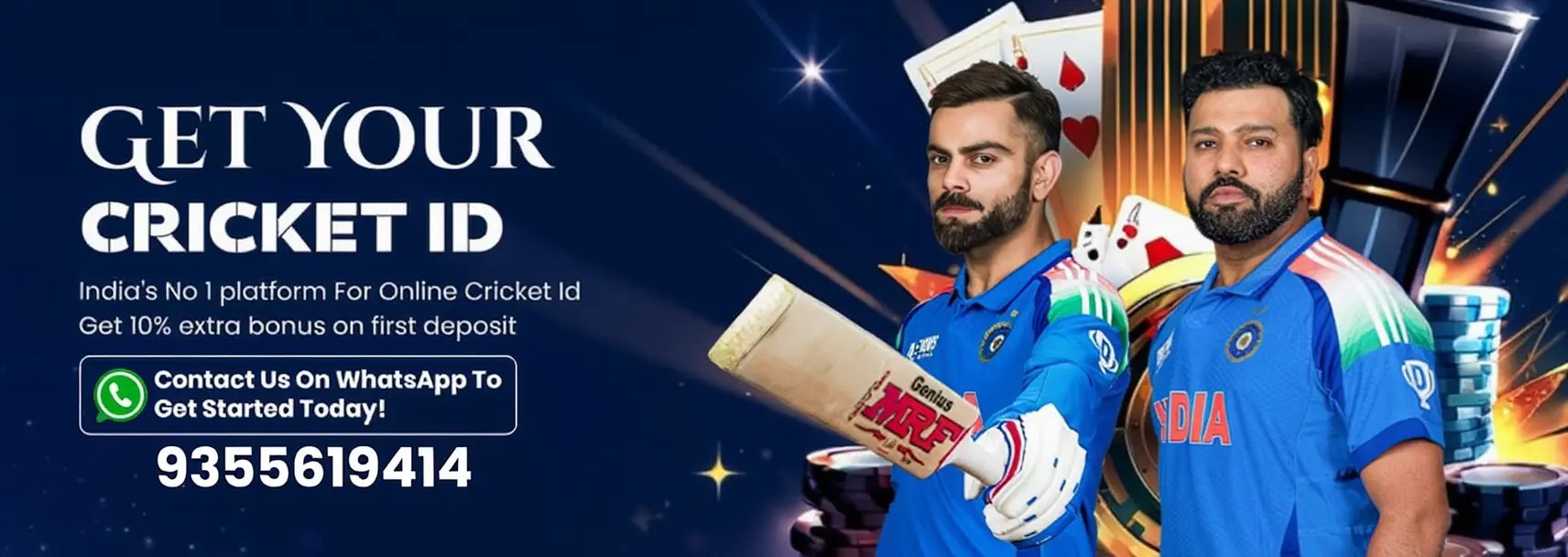cricket betting id banner