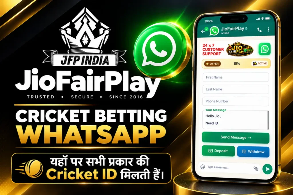 JioFairPlay Cricket WhatsApp Support Banner