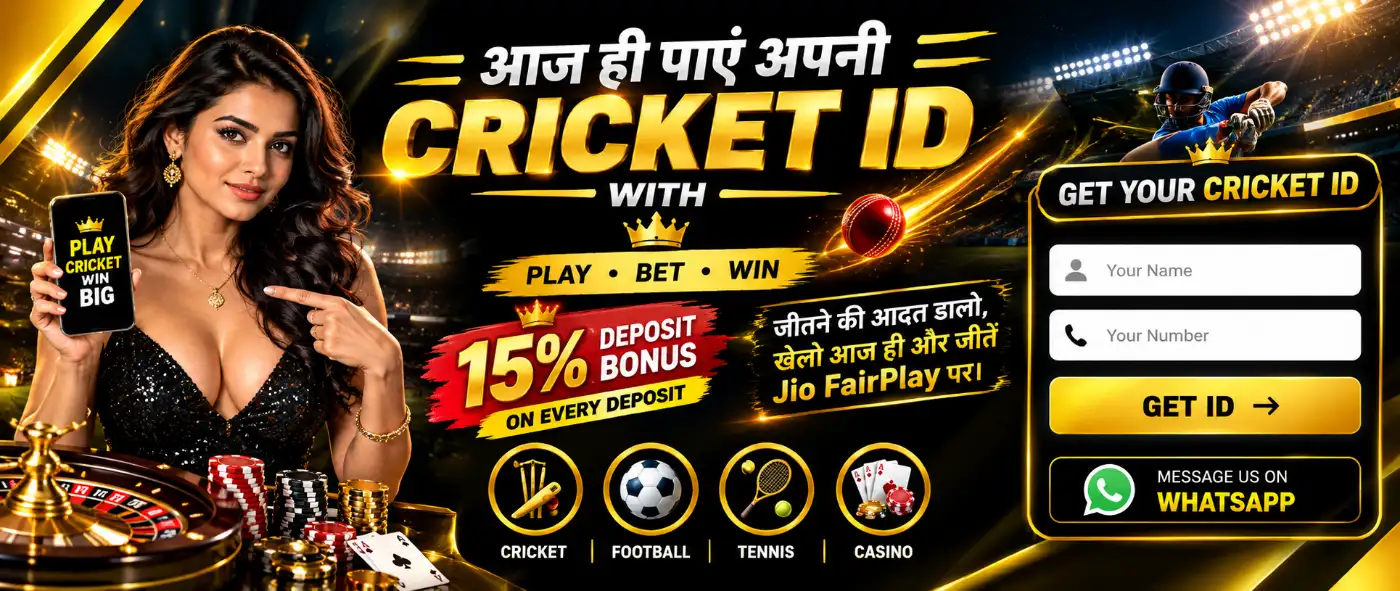 Jiofairplay Cricket ID Betting Banner